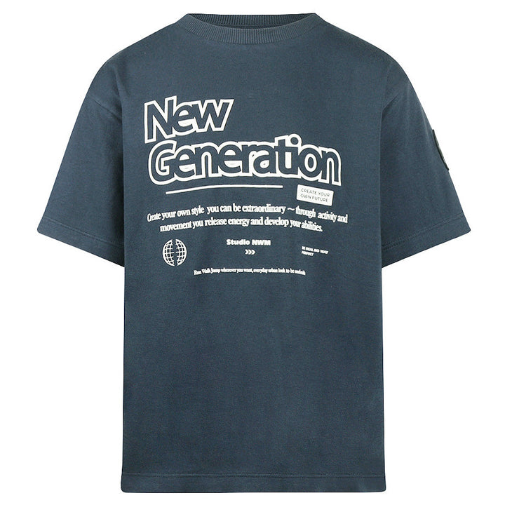 Loose Fit blusa, Navy