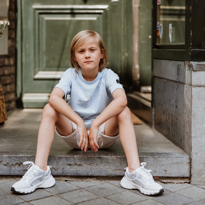 Loose Fit blusa, Light Blue