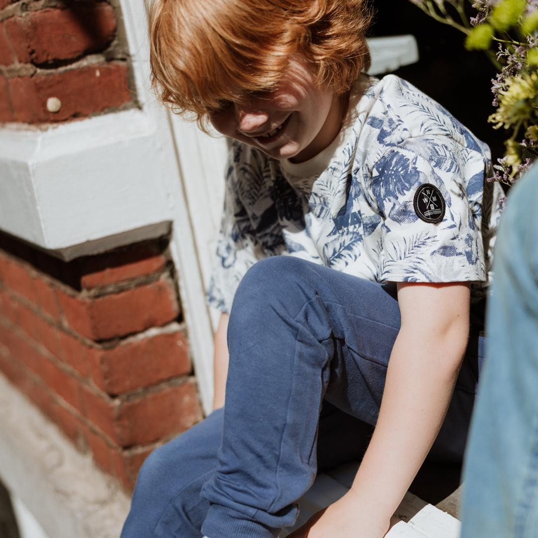 Joggingbuksur, indigo