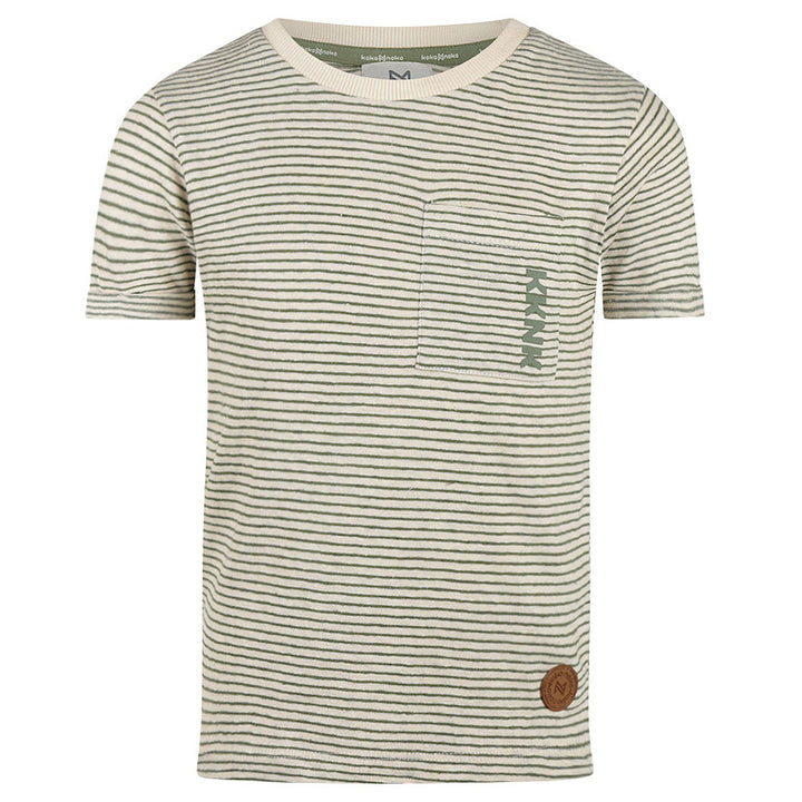 Blusa, Olive Stripe