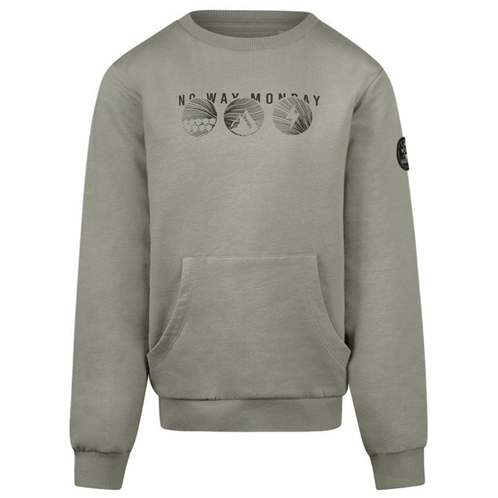 Sweatshirt, Faded Green