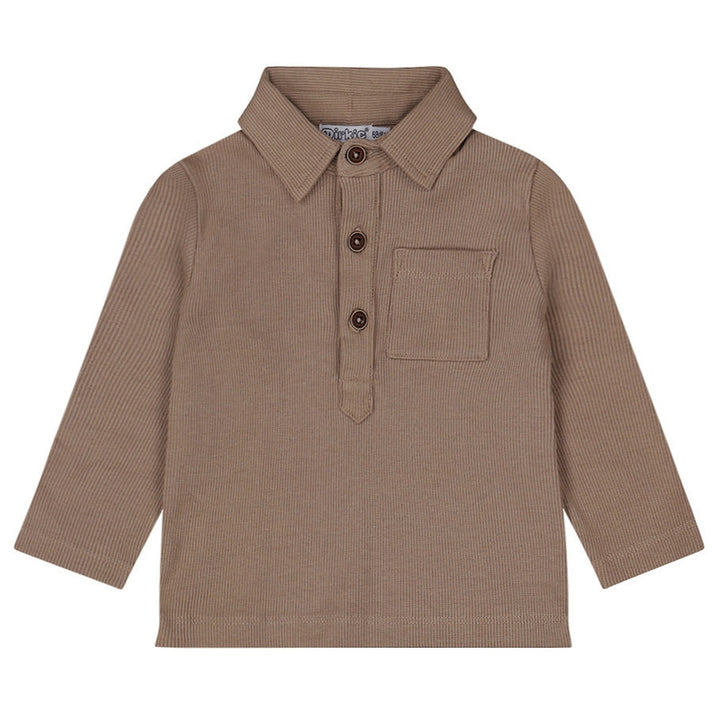 Polo blusa, Faded Brown