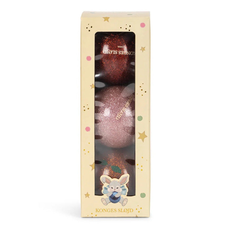 Sparkly Balls, 3 stk