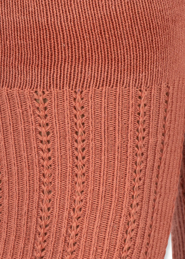 Pointelle sokkabuksur, 3 pør, Rose