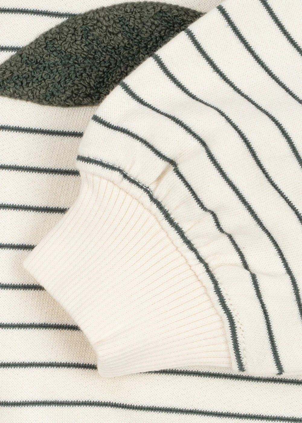 Amio sweatshirt, Cilantro Stripe