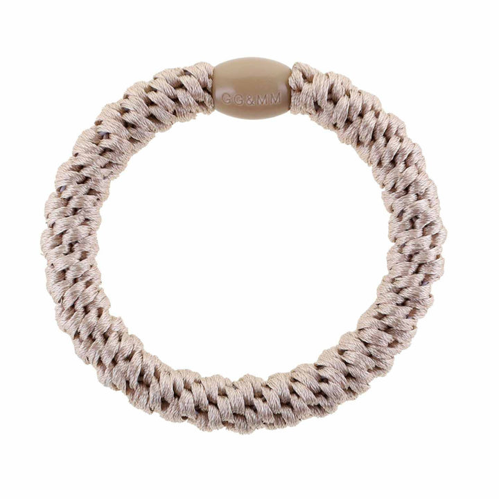 Flættað hárelastikk, Light Sand