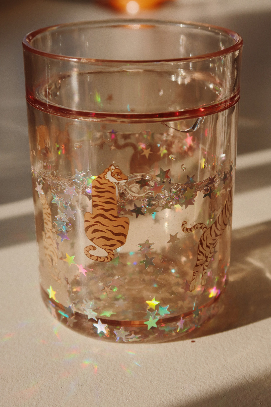 Glitter Cups, 2 stk, Roar