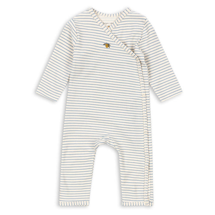 Basic newborn drakt, Bluie Stripe