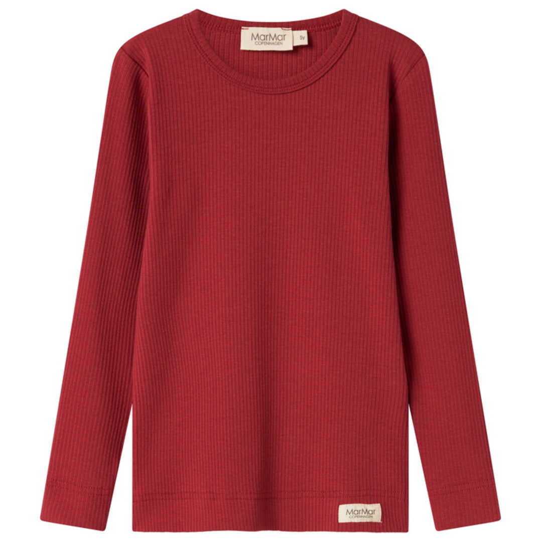 Modal blusa, Hibiscus Red