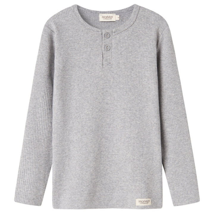 Modal blusa, Grey Melange
