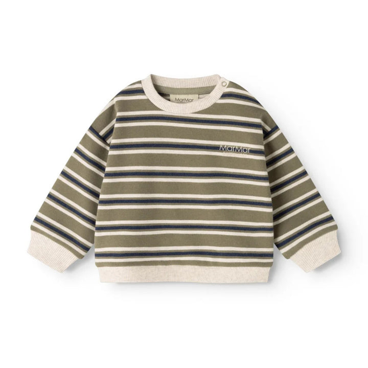 Tammas sweatshirt, Seaweed Stripe