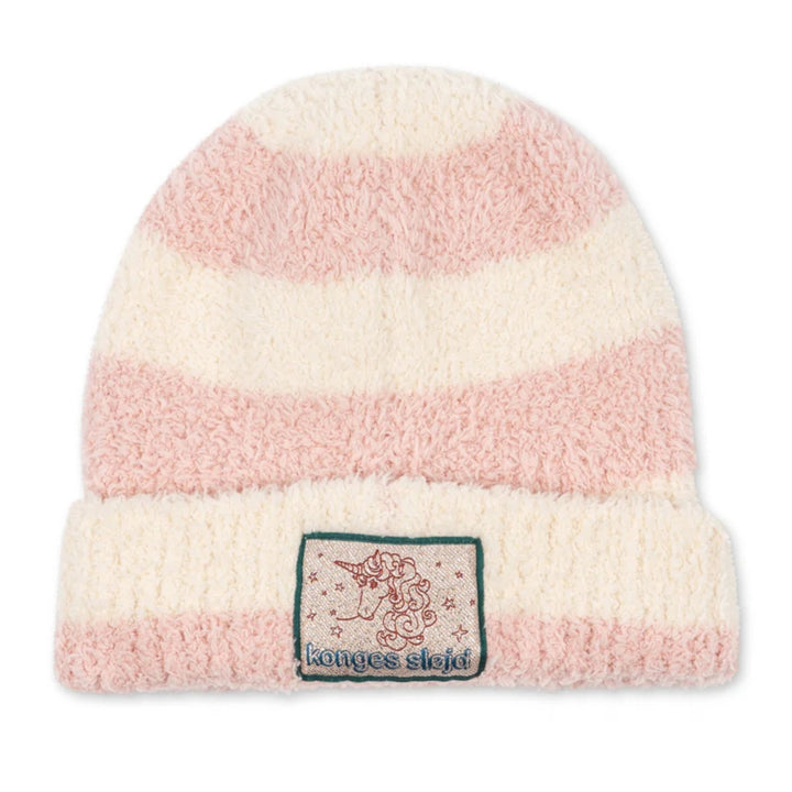 Softy beanie, Rosy Stripe