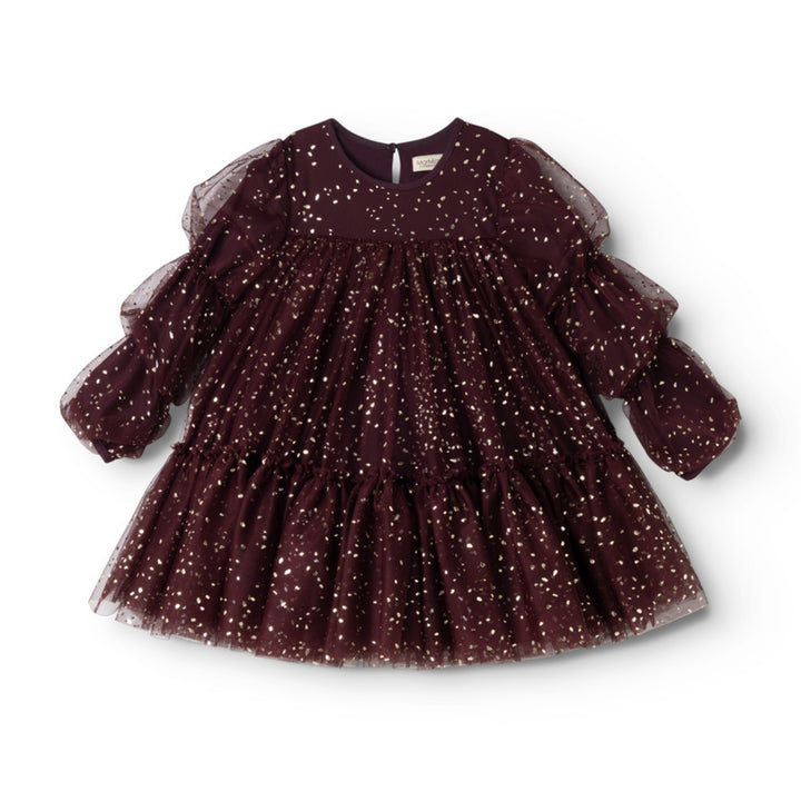 Dionne kjóli, Deep Mulberry