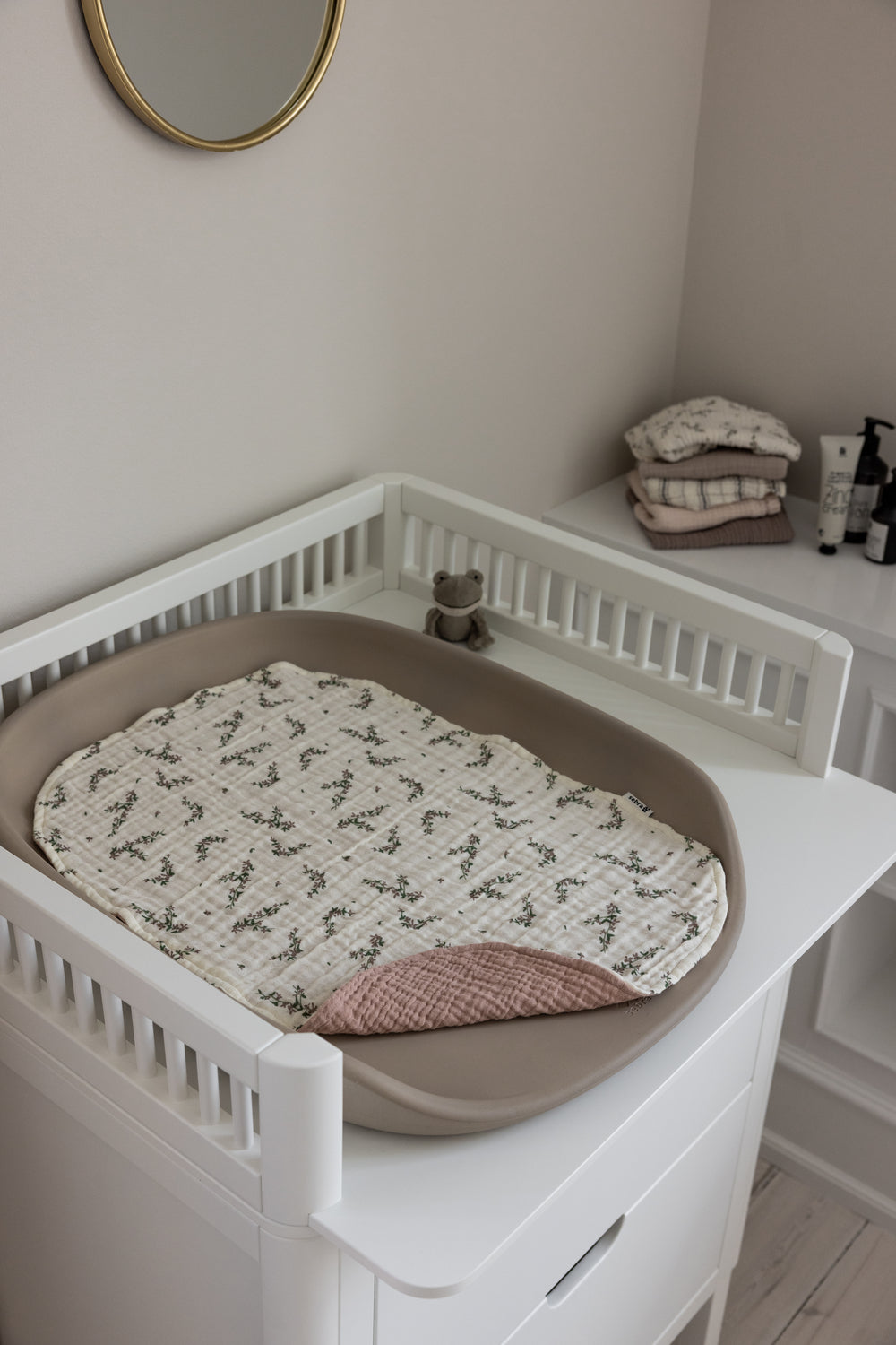 Pusliundirlag, 2 stk, Powder Blossom