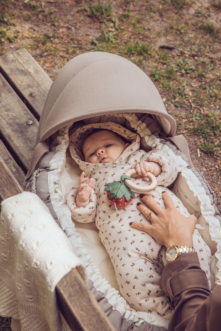 Kallesja til babynest, Jetty Beige