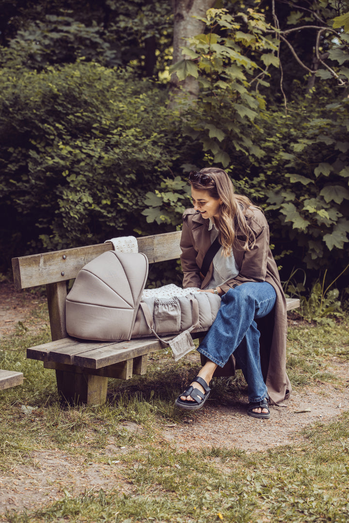 Kallesja til babynest, Jetty Beige