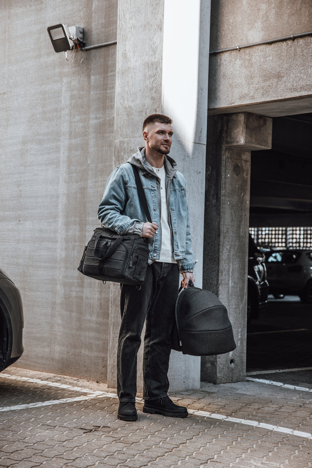 On-the-go puslitaska, Dark Grey Melange