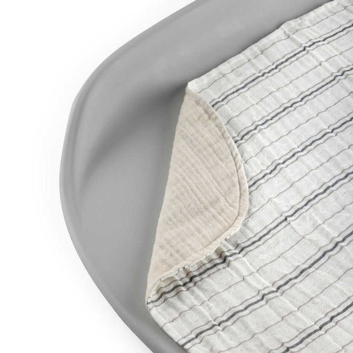 Pusliundirlag, 2 stk, Cream Stripe