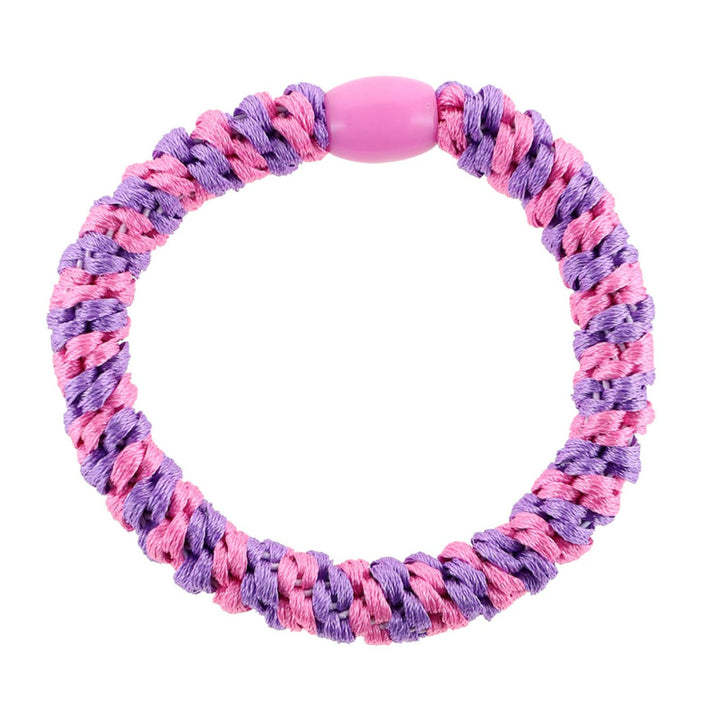 Flættað hárelastikk, Purple/Pink