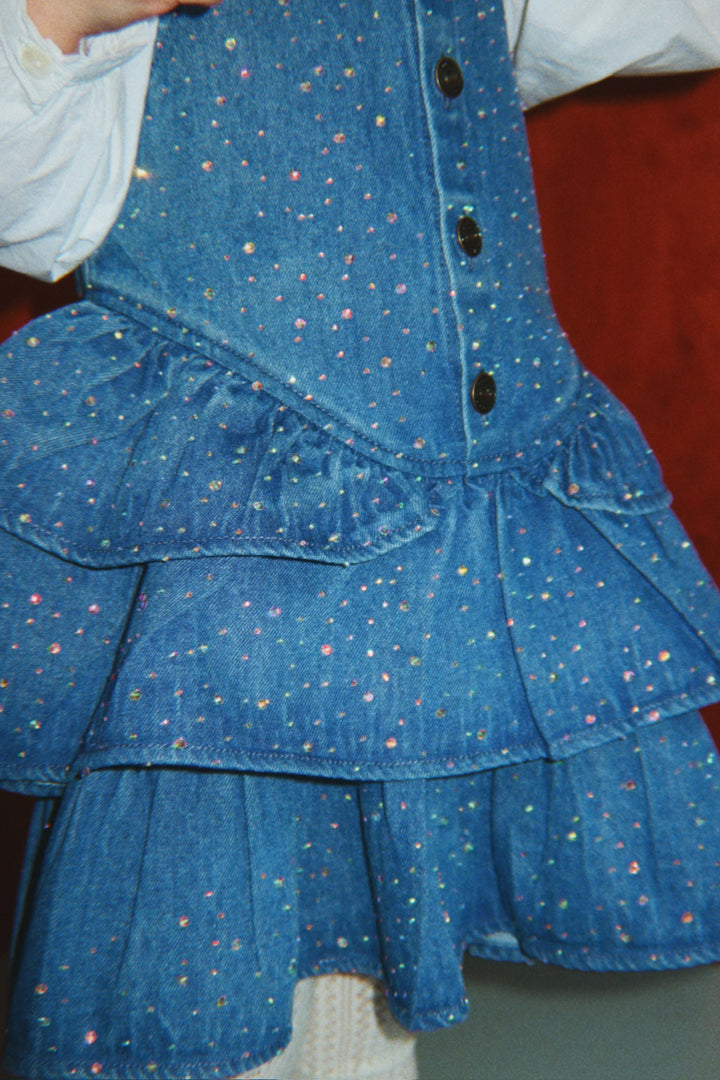 Elba kjóli, Denim Sparkle