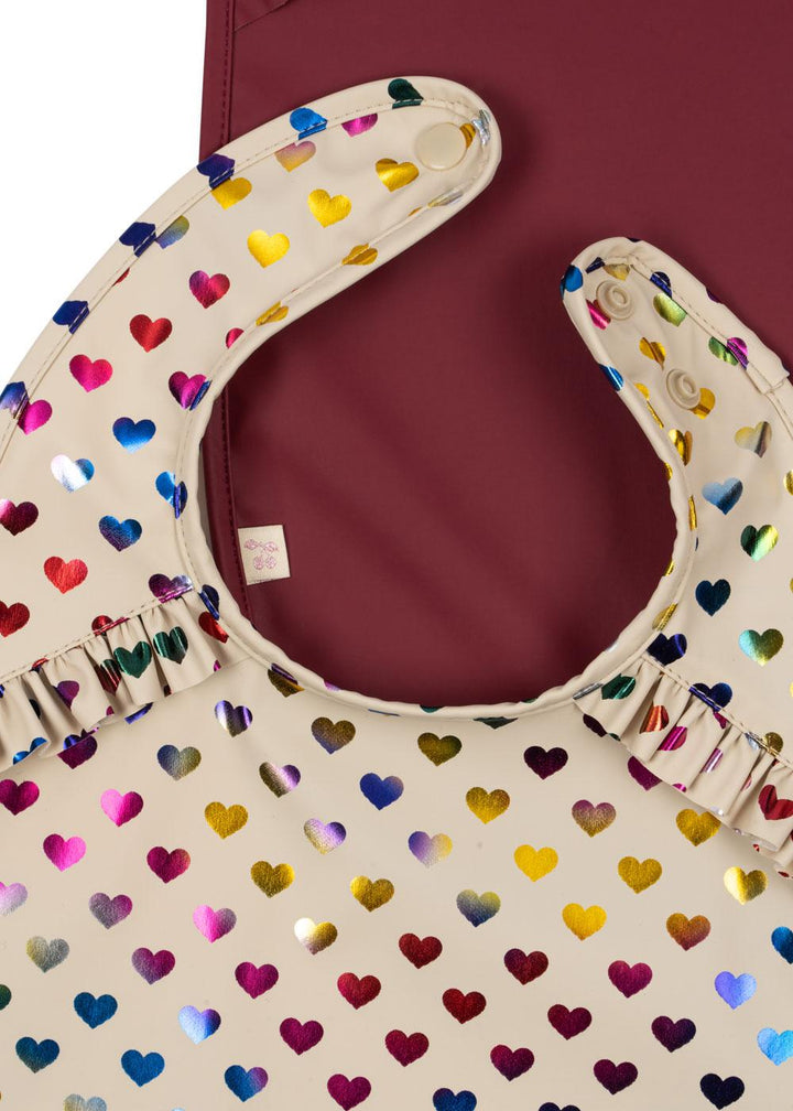 Bringuklútar, 2 stk, Coeur Glitter
