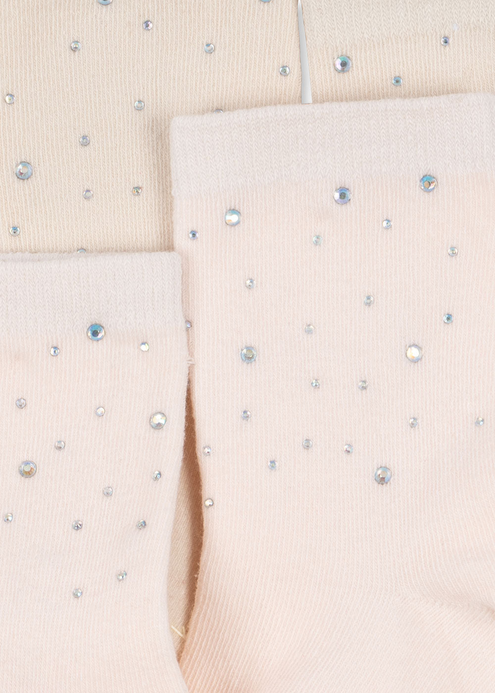 Sequin sokkar, 2 pør, Creole Pink