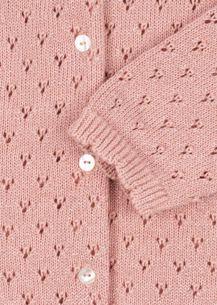 Hannah cardigan, Mellow Rose