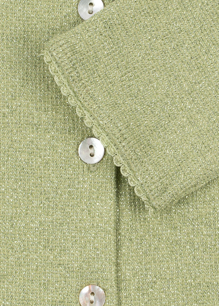 Roli cardigan, Leek Green