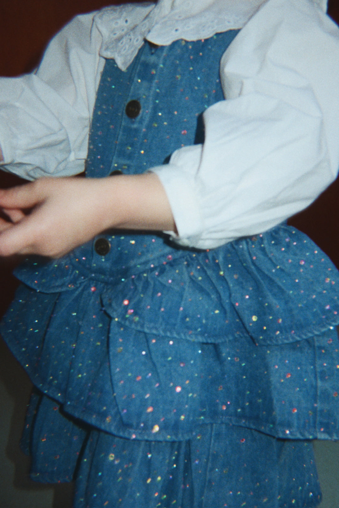 Elba kjóli, Denim Sparkle