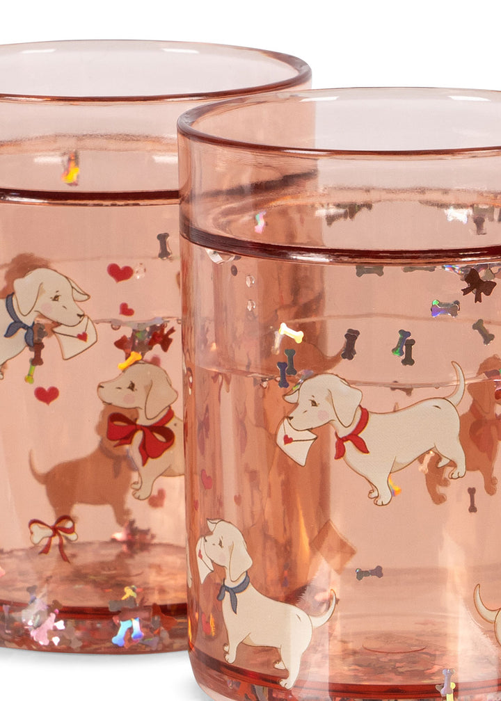 Glitter Cup, Woof Letter