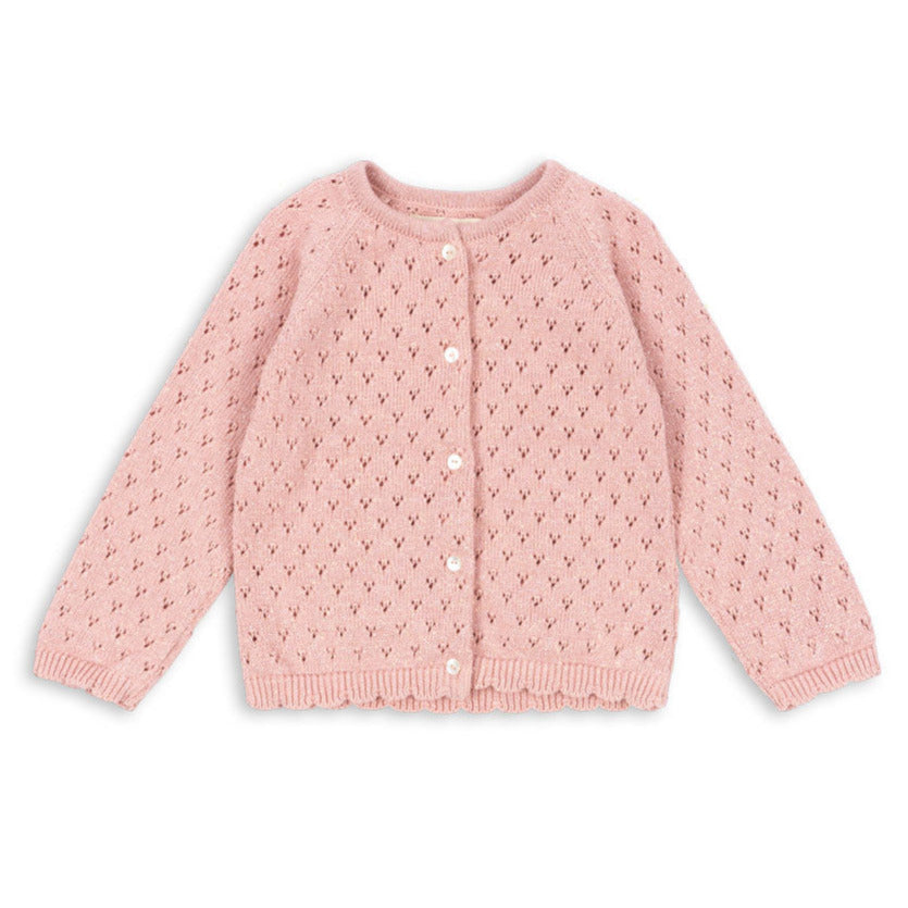 Hannah cardigan, Mellow Rose