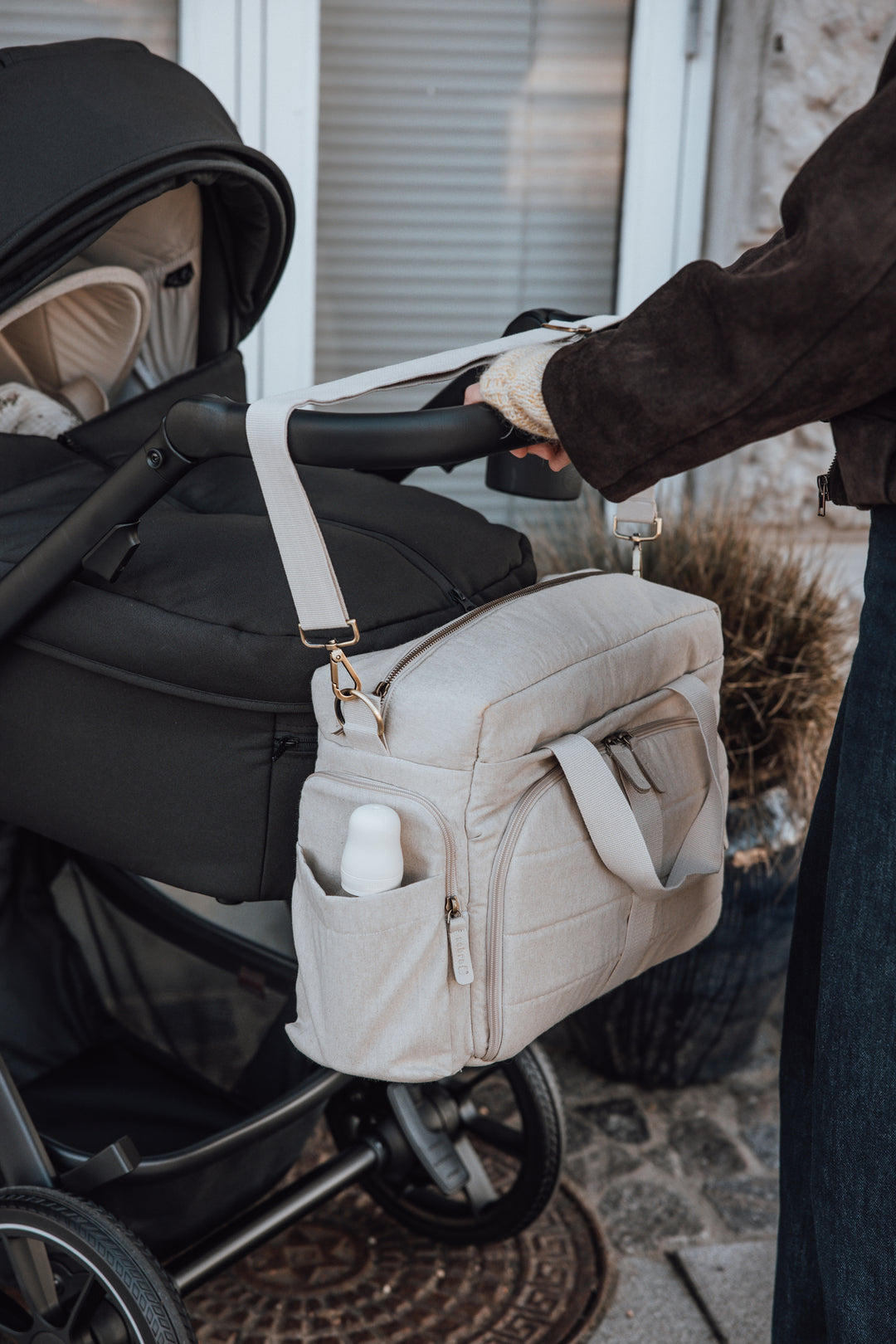 On-the-go puslitaska, Morning Beige Melange